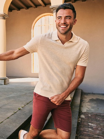 Suitable Slim fit Pants 'Ferdinand' in Red