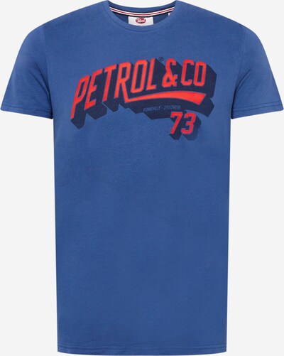 Petrol Industries Тениска в синьо / червено, Преглед на продукта