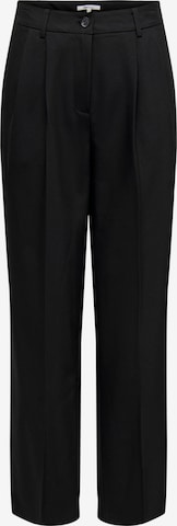 ONLY Pleat-Front Pants 'Mathilde' in Black: front