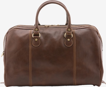 Sac de voyage Viola Castellani en marron : devant