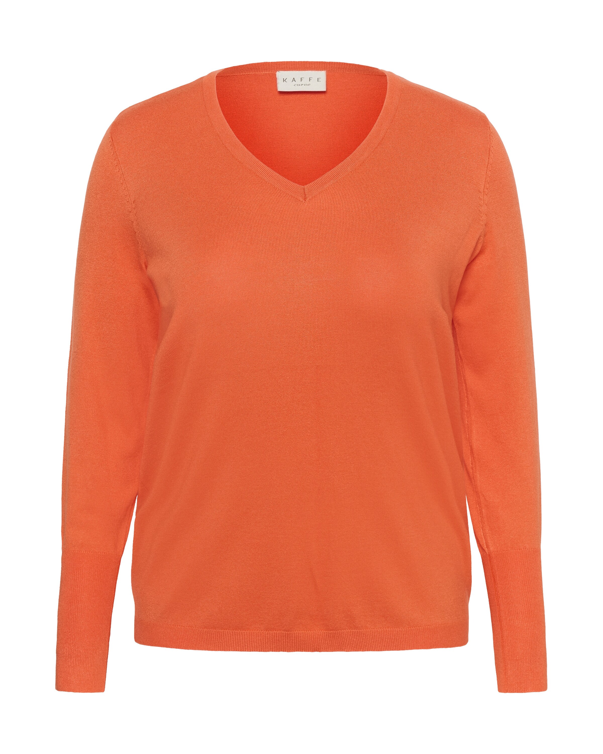 Pull-over 'Lizzy' KAFFE CURVE en orange : devant