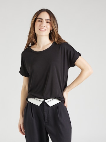 MSCH COPENHAGEN Shirt 'Fenya Modal Tee' in Black: front
