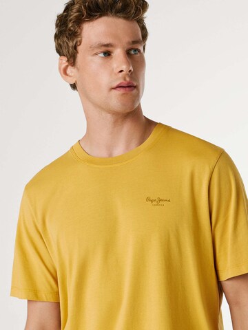 T-Shirt 'Jacko' Pepe Jeans en jaune