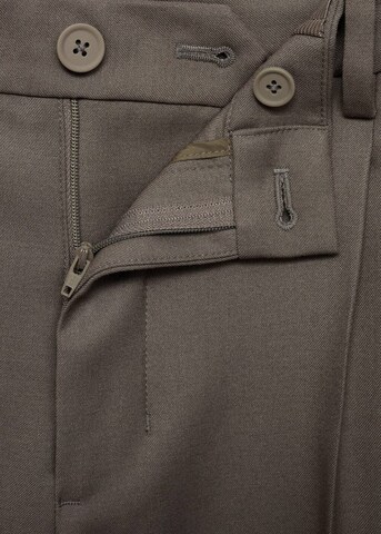 MANGO MAN Slimfit Hose 'Daytona' in Braun