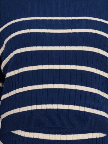 Mamalicious Curve Gebreide jurk in Blauw