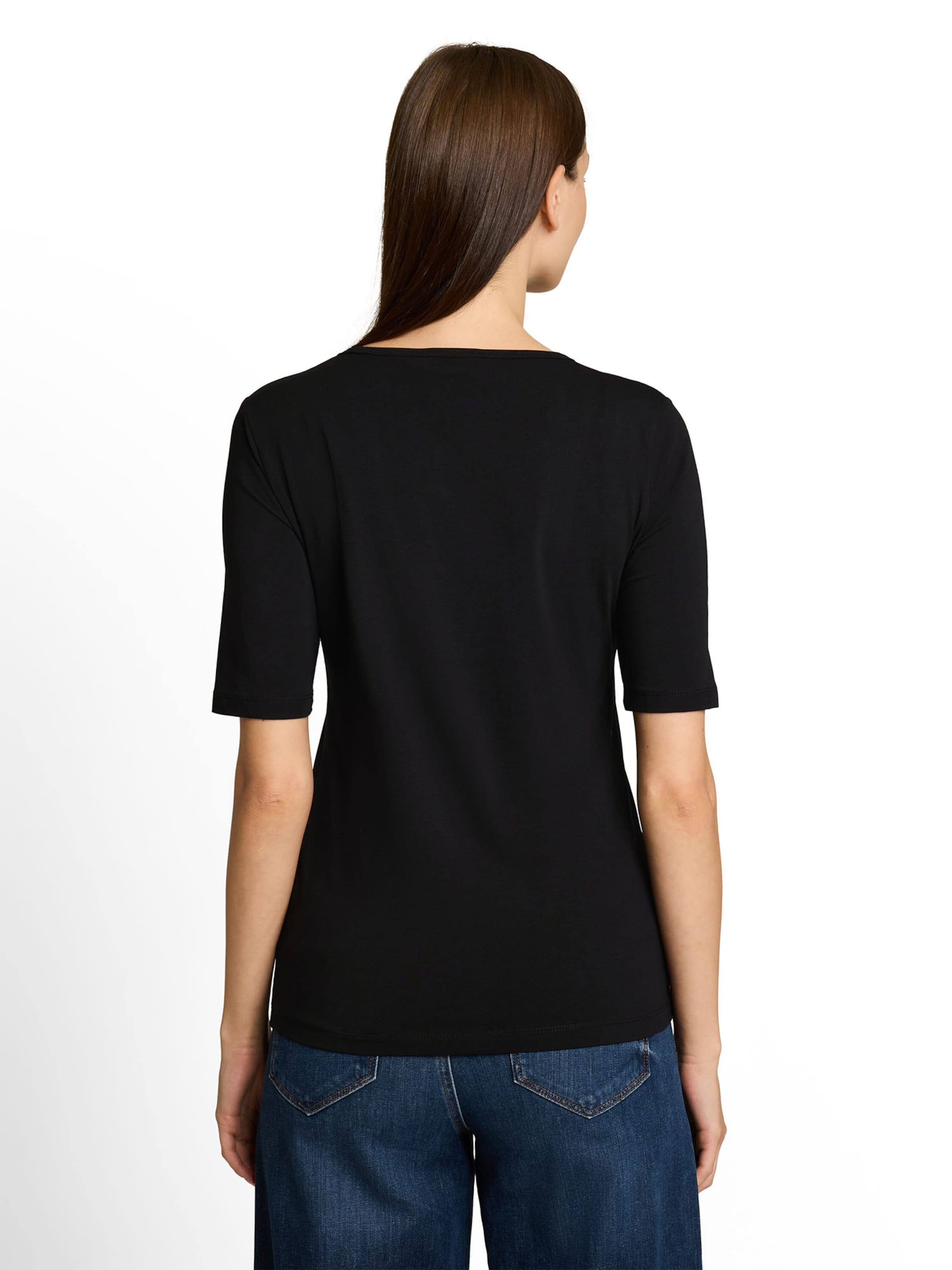 TOM TAILOR T-Shirt in Schwarz