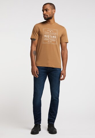 MUSTANG Slimfit Jeans ' Harlem ' in Blau