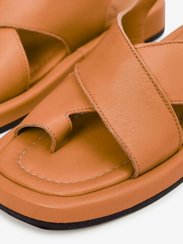 CESARE GASPARI Sandals in Orange