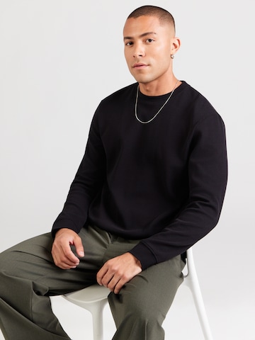 BOSS - Camiseta 'We_Tempest' en negro: frente