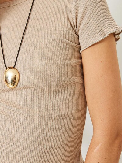 Bianco Lucci Shirt in de kleur Beige, Productweergave