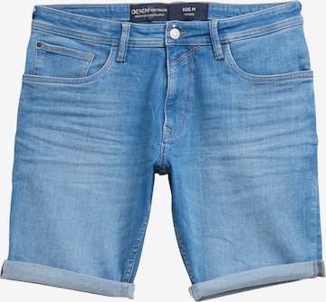 TOM TAILOR DENIM Skinny Džíny 'Piers' – modrá: přední strana