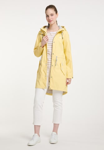 Manteau fonctionnel Schmuddelwedda en jaune