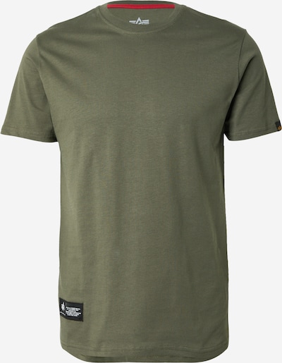 ALPHA INDUSTRIES Majica u boja slonovače / kraljevski zelena, Pregled proizvoda