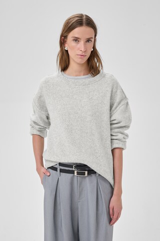 My Essential Wardrobe Pullover 'Paloma Fine' in Grau: Vorderseite
