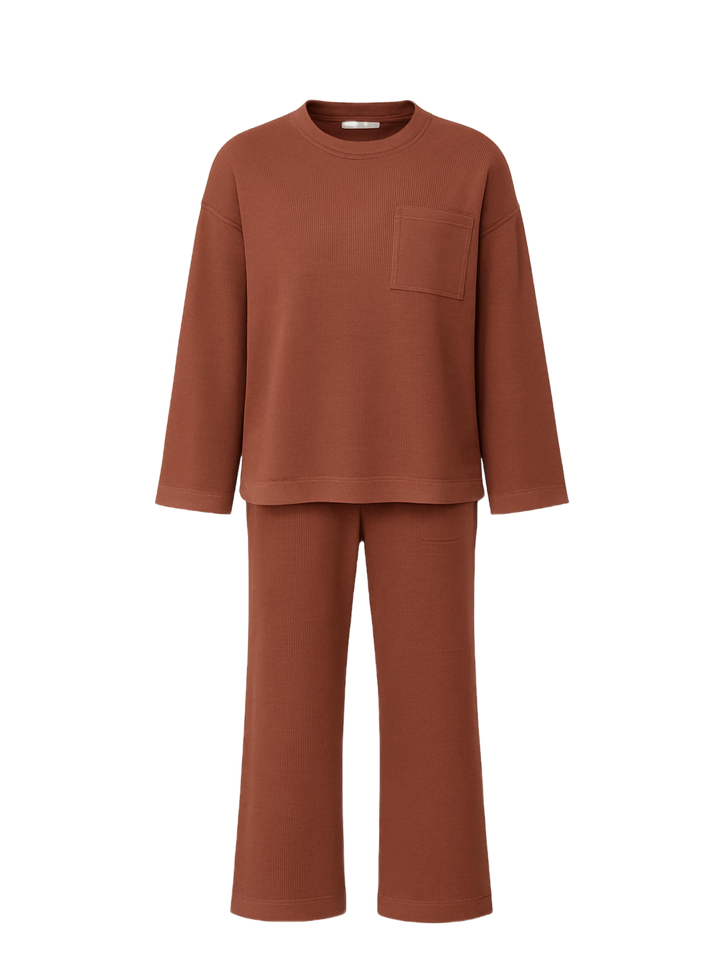 C&City Jogginganzug in Braun: Vorderseite