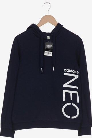 ADIDAS NEO Sweatshirt & Zip-Up Hoodie in L in Blue: front