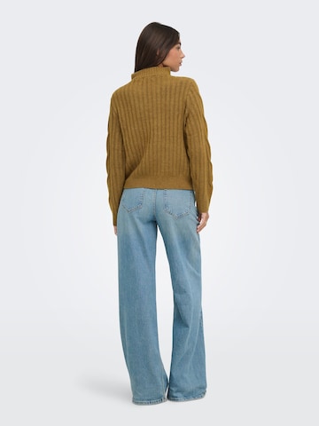 JDY Sweater 'JDYAndrea' in Brown