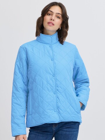 Fransa Between-season jacket in Blue: front