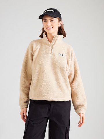 COLUMBIA Αθλητικό πουλόβερ 'Olive Spring' σε καφέ: μπροστά