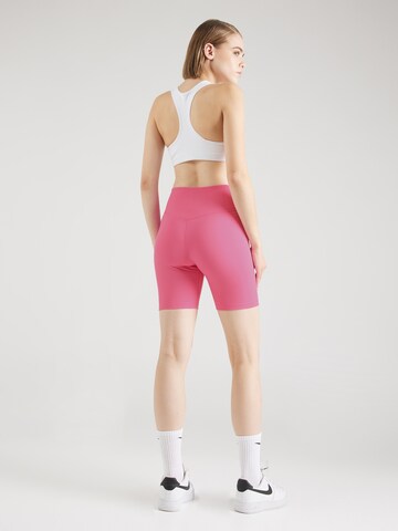 NIKE Skinny Workout Pants 'One' in Pink