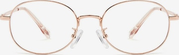Lunettes 'Lennon' VEYREY en or : devant
