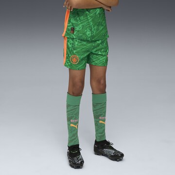 PUMA Regular Sportbroek 'Manchester City 25/26' in Groen: voorkant