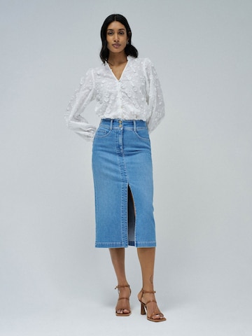 Salsa Jeans Skirt in Blue: front