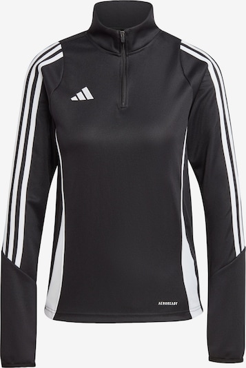 ADIDAS PERFORMANCE Sportsweatshirt 'Tiro 24' in schwarz / weiß, Produktansicht