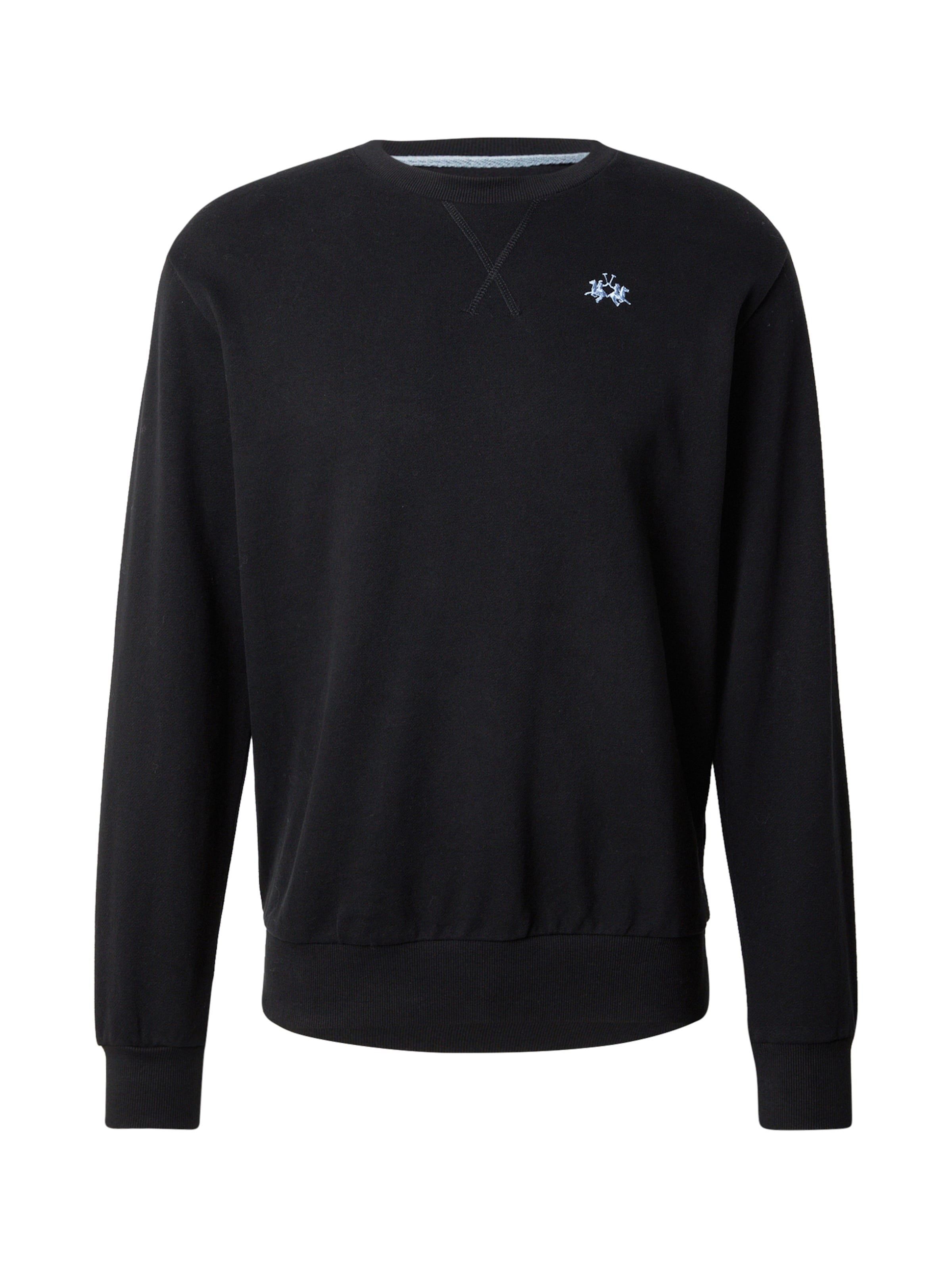 melns La Martina Sportisks džemperis: no priekšpuses