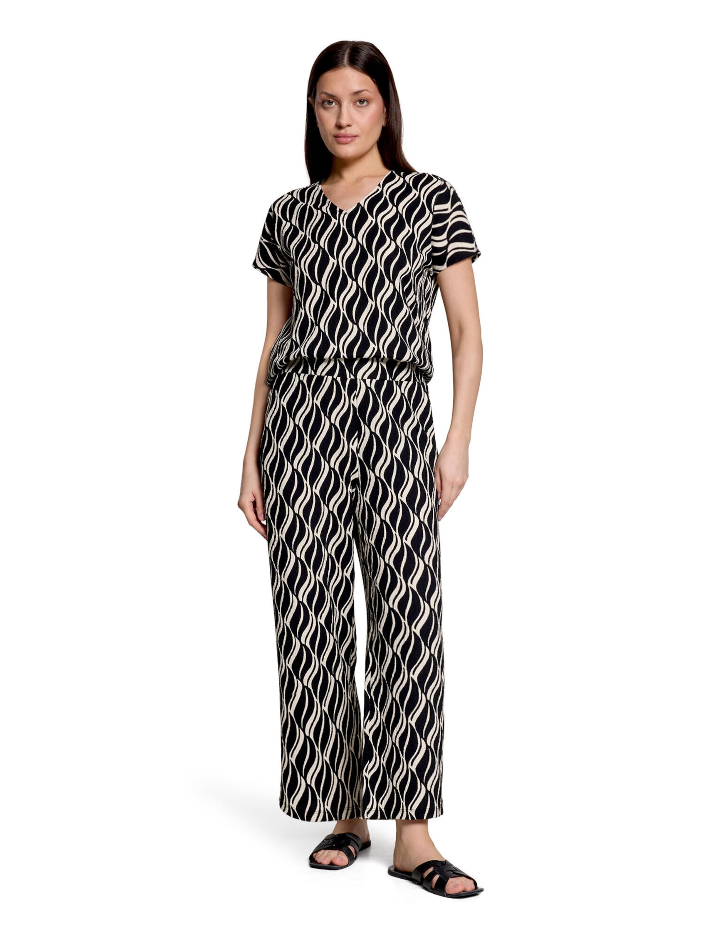 Betty Barclay Loose fit Trousers 'Marlene' in Black
