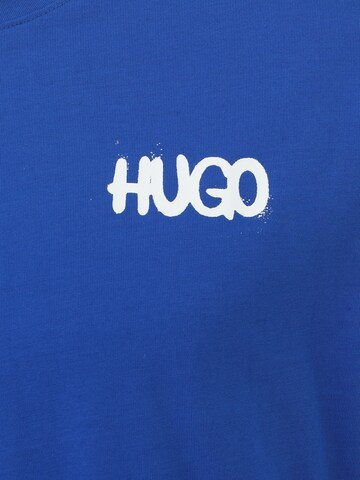 HUGO Shirt 'Nimayliti' in Blauw