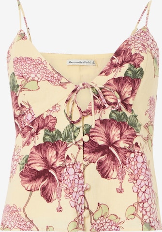 geltona Abercrombie & Fitch Palaidinė: priekis