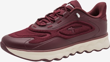 Baskets basses Tamaris en rouge : devant