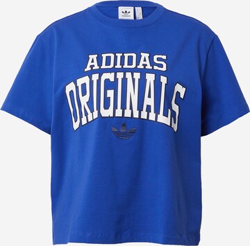 ADIDAS ORIGINALS Tričko – modrá: přední strana