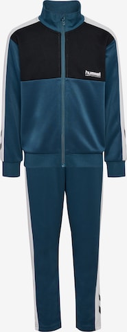 Hummel Tracksuit in Blue: front