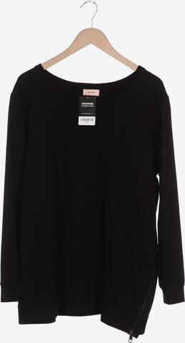 TRIANGLE Sweatshirt & Zip-Up Hoodie in 6XL in Black: front