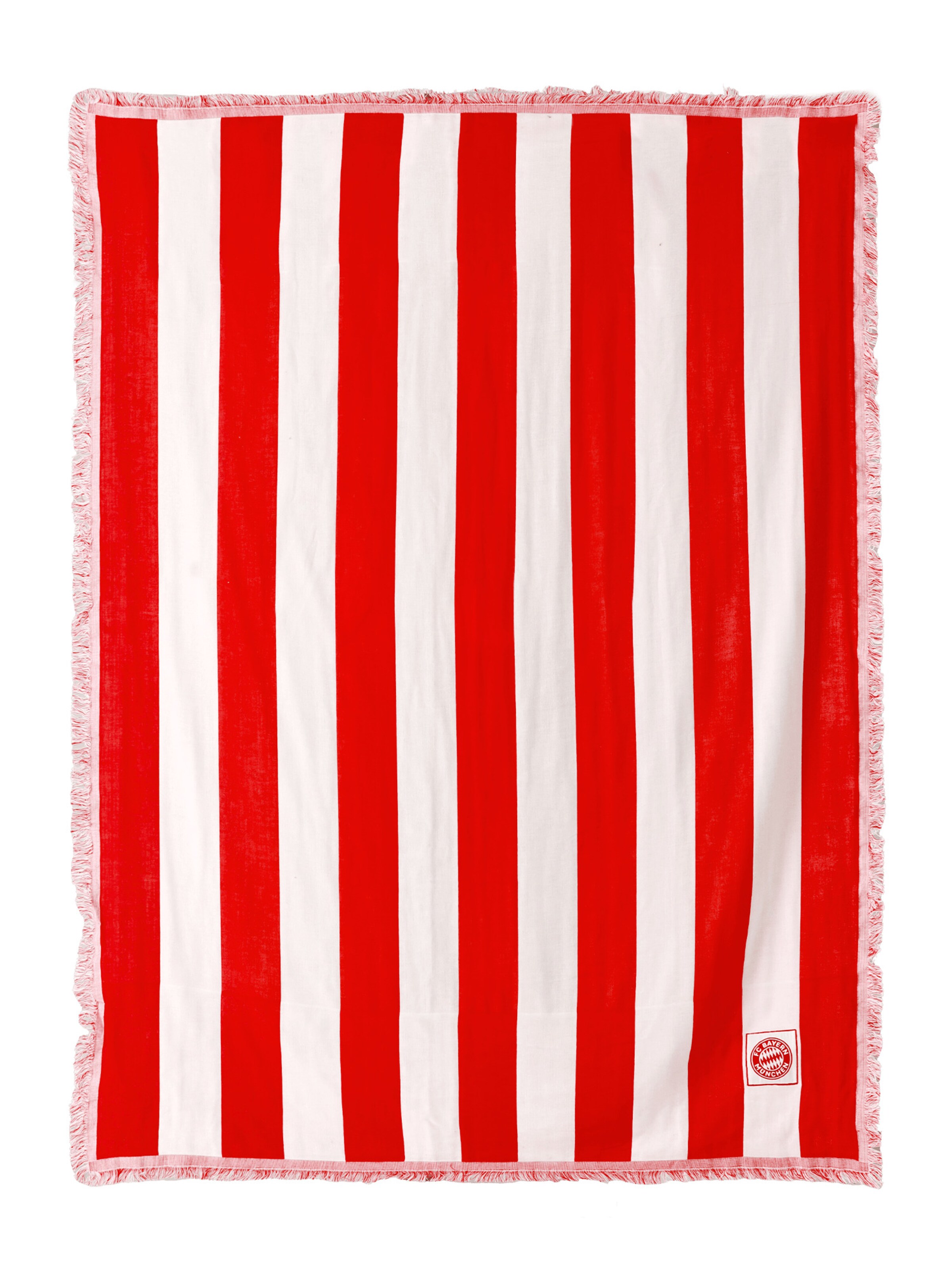 FC BAYERN MÜNCHEN Decke in Rot: Vorderseite