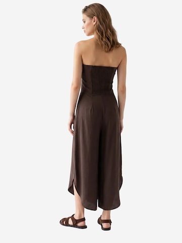 MixRay Jumpsuit 'Overalls' in Brown