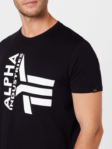 ALPHA INDUSTRIES T-Shirt in Schwarz