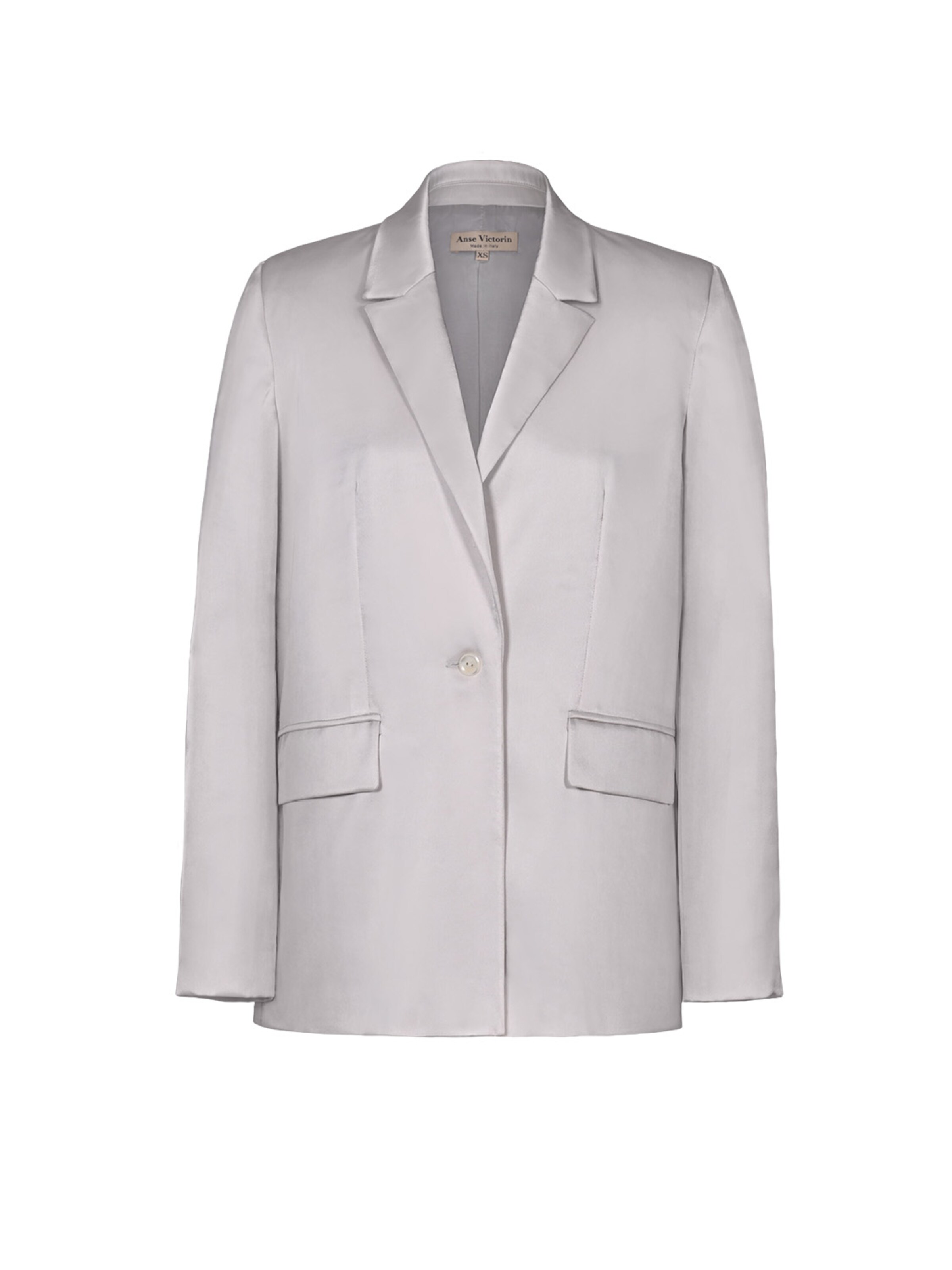 Anse Victorin Blazer 'Claire' in Grey: front