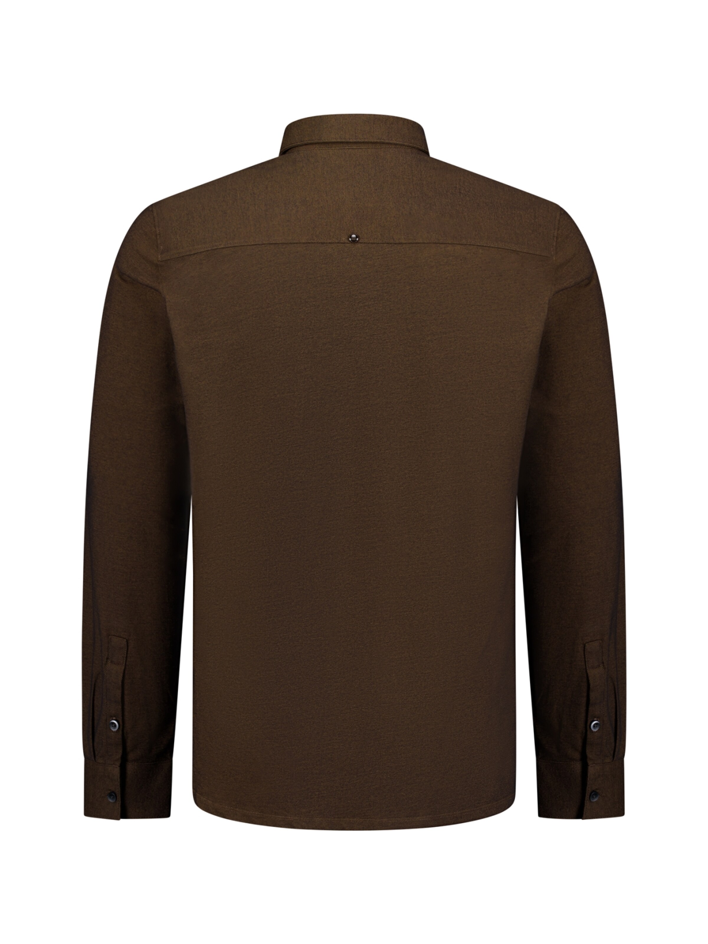 No Excess Regular fit Button Up Shirt in Brown