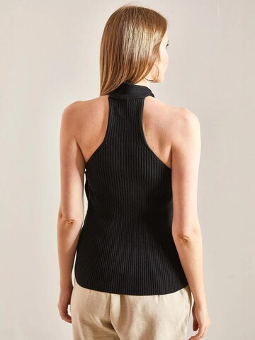 Tops en tricot Bianco Lucci en noir