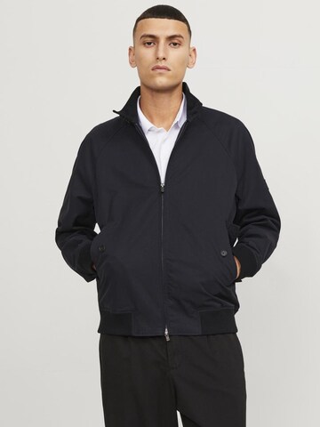 JACK & JONES - Chaqueta de entretiempo en negro: frente