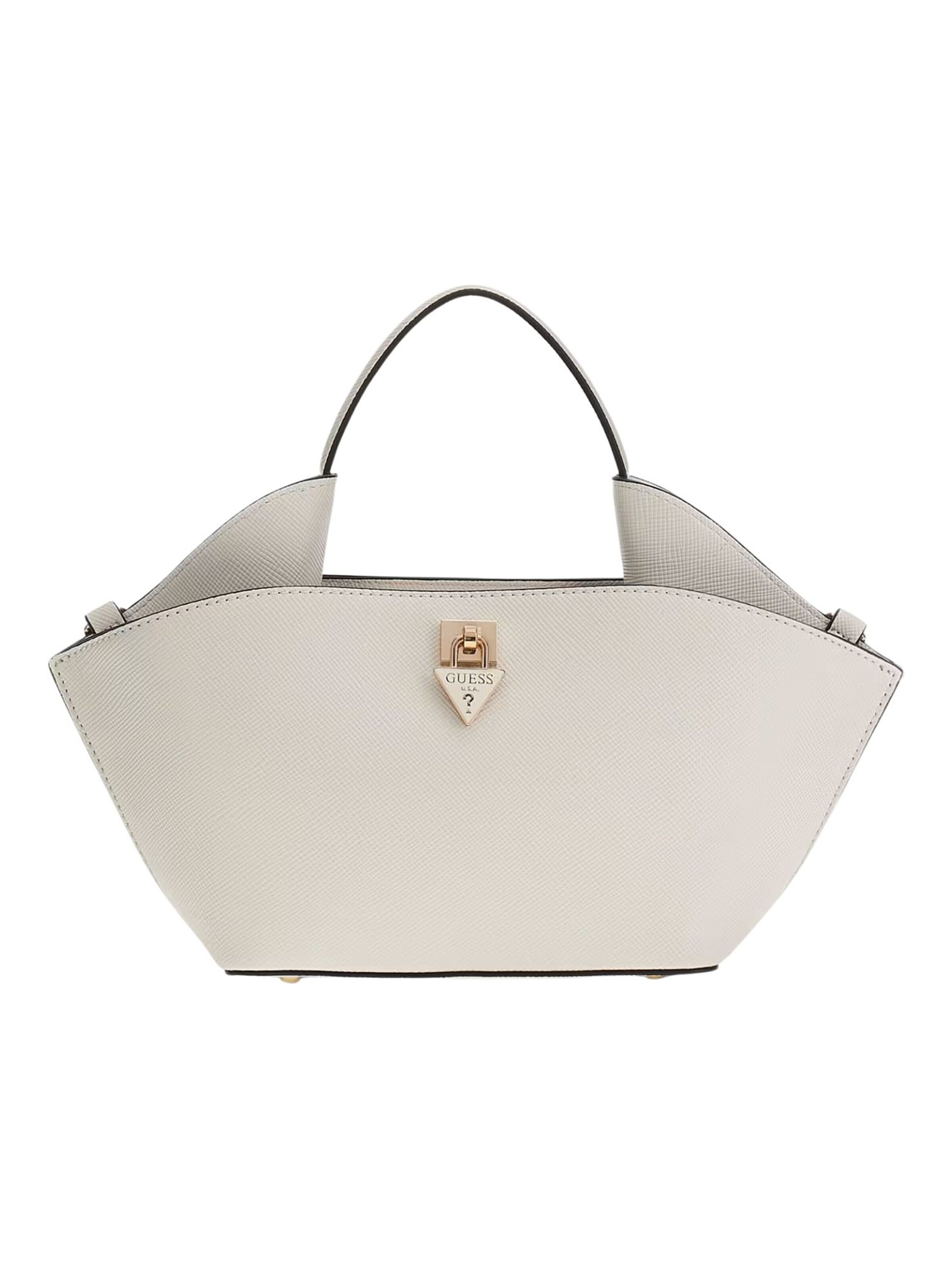 Shopper 'Guess Borsa Patsie Mini tote' di GUESS in bianco: frontale