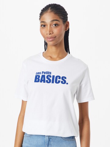 Les Petits Basics Shirt in Wit: voorkant