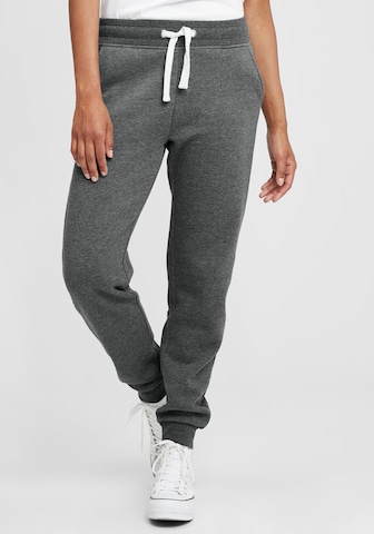 Tapered Pantaloni 'Olivia' di Oxmo in grigio: frontale