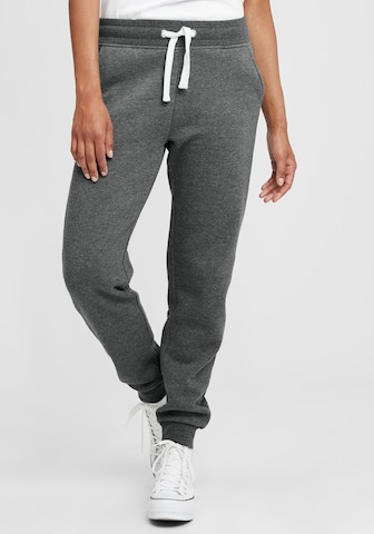 Oxmo Tapered Broek 'Olivia' in Grijs: voorkant