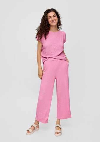 s.Oliver Wide Leg Hose in Pink