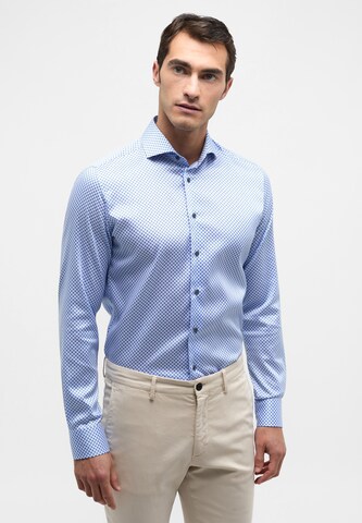 ETERNA Slim fit Business Shirt in Blue: front