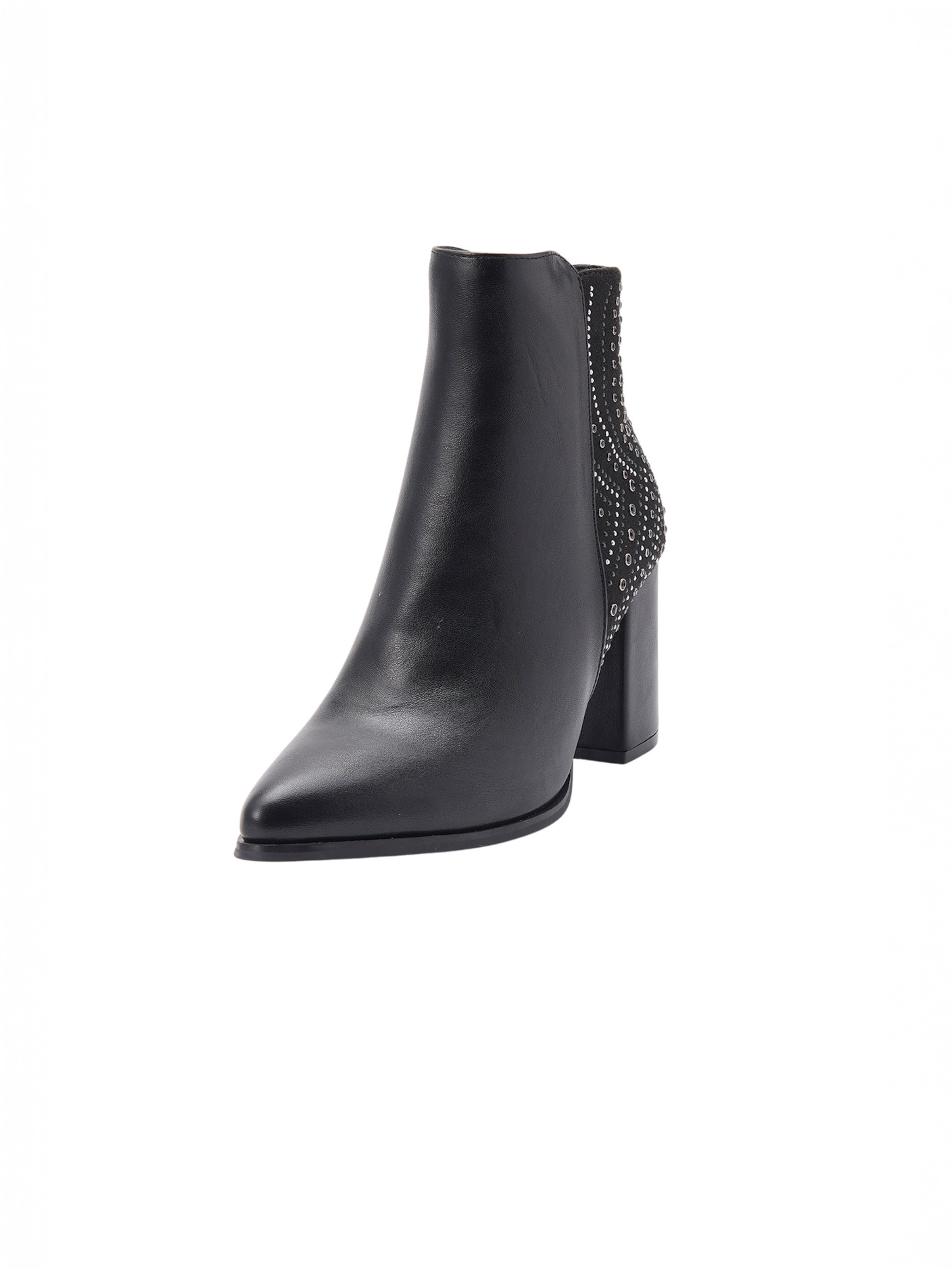 Bottines KOROSHI en noir : devant